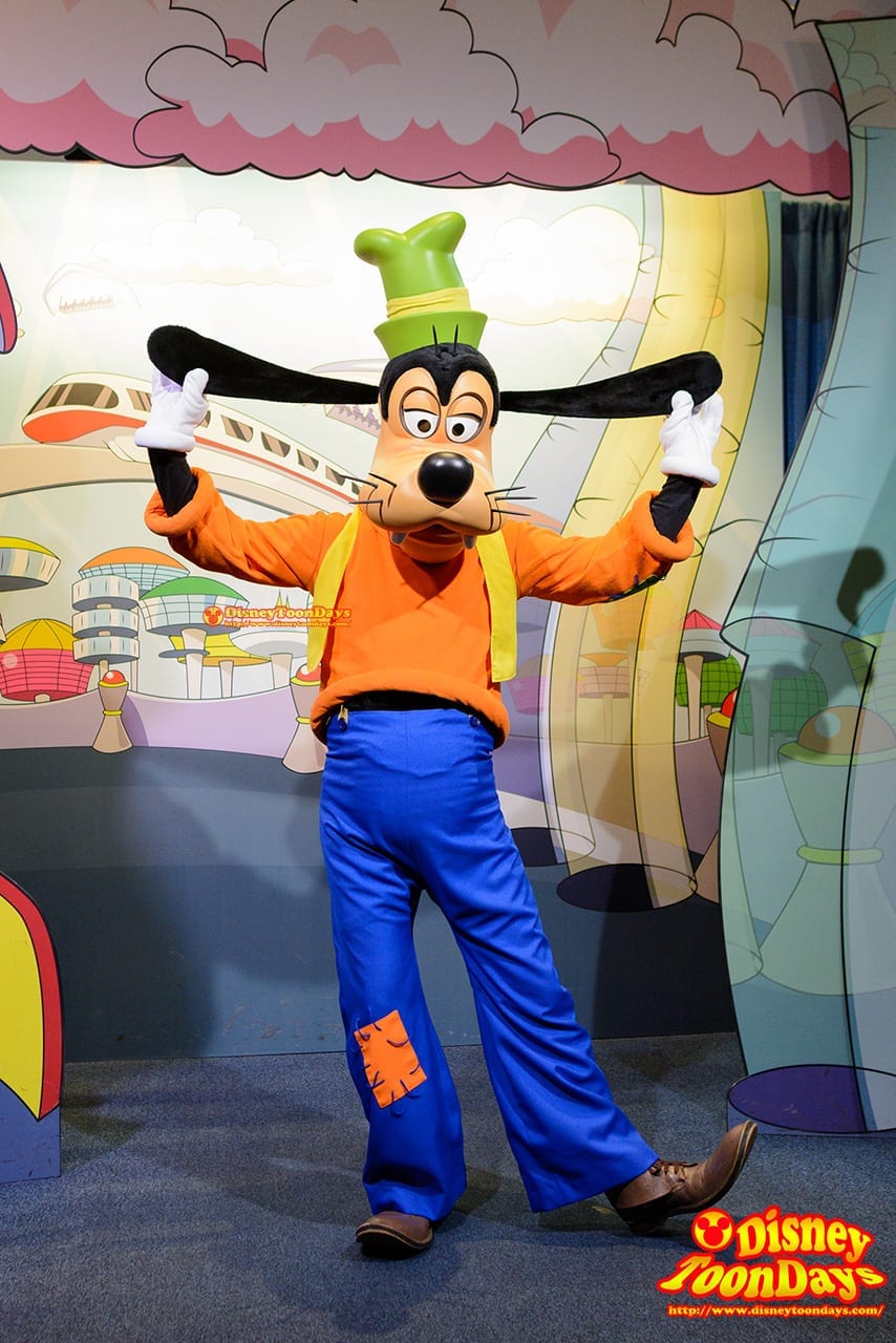 WDW エプコット キャラクタースポット グリーティング グーフィー