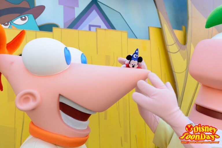 WDW ディズニーハリウッドスタジオ ストリーツオブアメリカ グリーティング フィニアス　ファーブ　