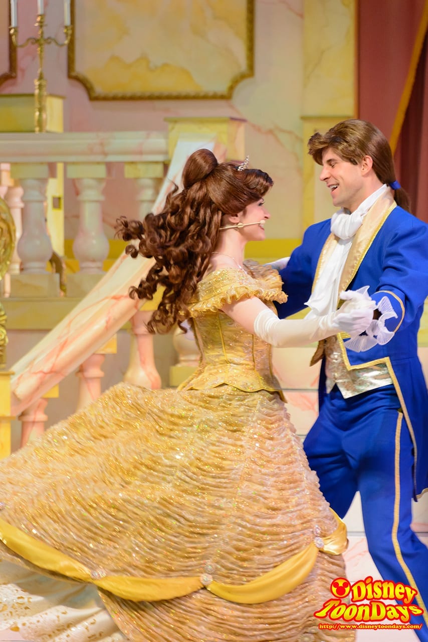 WDW ディズニーハリウッドスタジオ サンセットブルーバード ビューティー・アンド・ビースト・ライブ・オン・ステージ　ベル　野獣 (4)