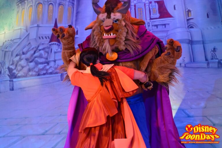 WDW ディズニーハリウッドスタジオ サンセットブルーバード ビューティー・アンド・ビースト・ライブ・オン・ステージ 野獣 ガストン (4)