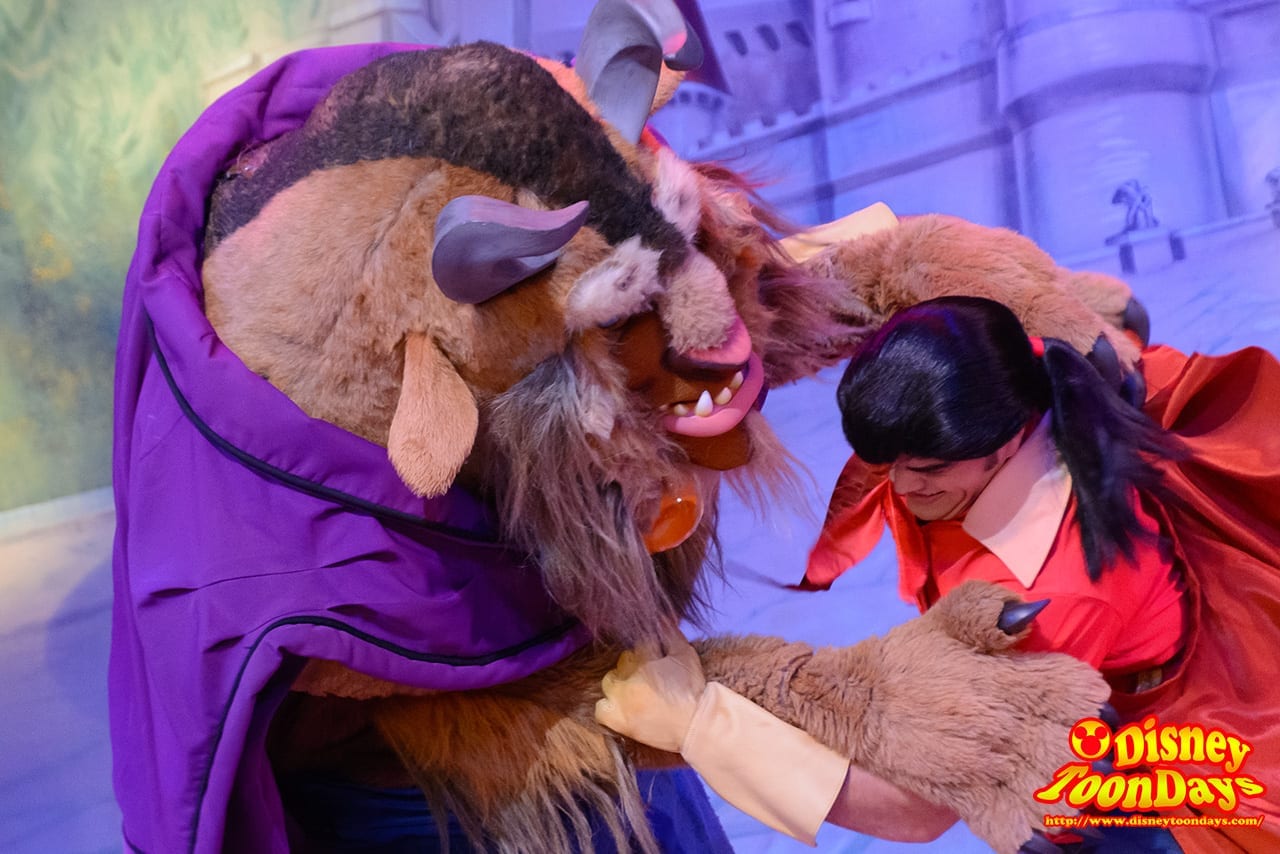 WDW ディズニーハリウッドスタジオ サンセットブルーバード ビューティー・アンド・ビースト・ライブ・オン・ステージ　野獣　ガストン