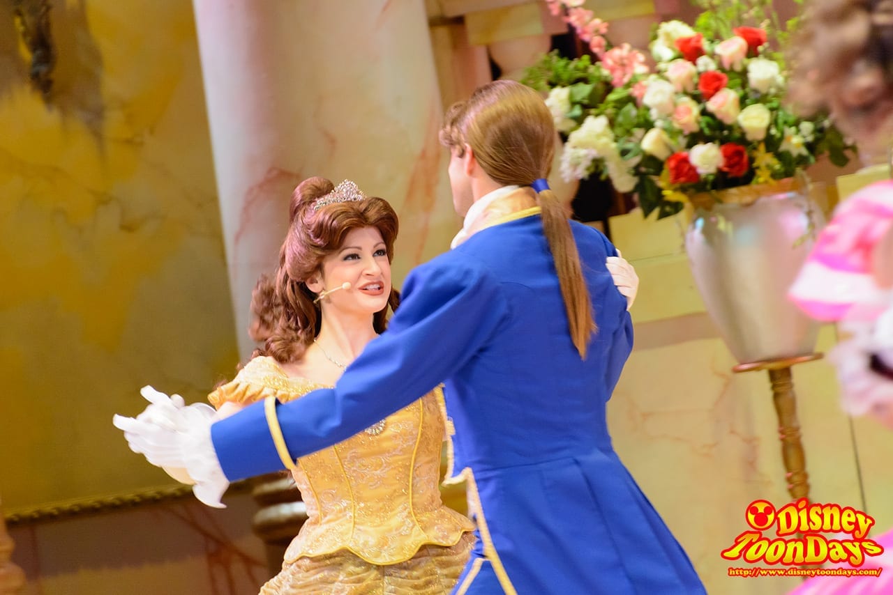 WDW ディズニーハリウッドスタジオ サンセットブルーバード ビューティー・アンド・ビースト・ライブ・オン・ステージ　野獣　ベル (6)