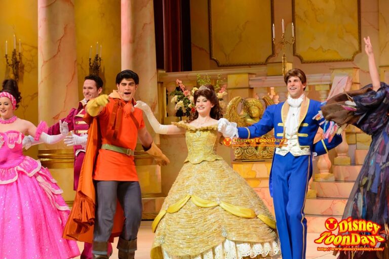 WDW ディズニーハリウッドスタジオ サンセットブルーバード ビューティー・アンド・ビースト・ライブ・オン・ステージ ガストン ベル 野獣