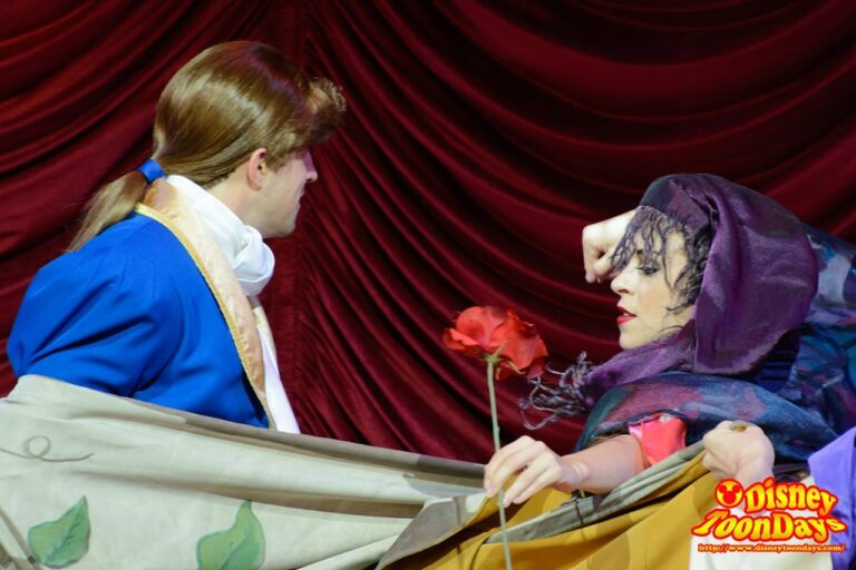 WDW ディズニーハリウッドスタジオ サンセットブルーバード ビューティー・アンド・ビースト・ライブ・オン・ステージ 野獣 魔女