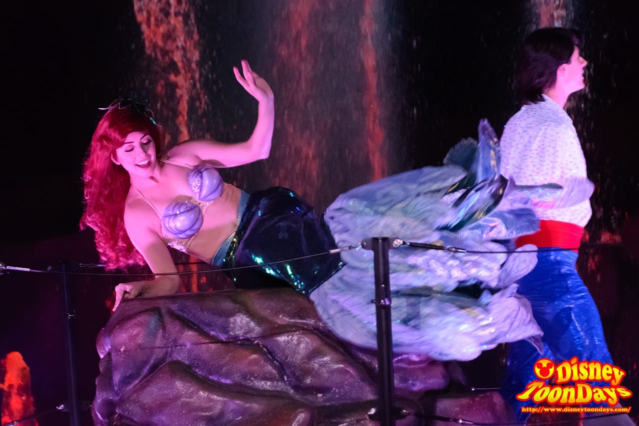 WDW ディズニーハリウッドスタジオ ハリウッドブルーバード ファンタズミック！ アリエル エリック