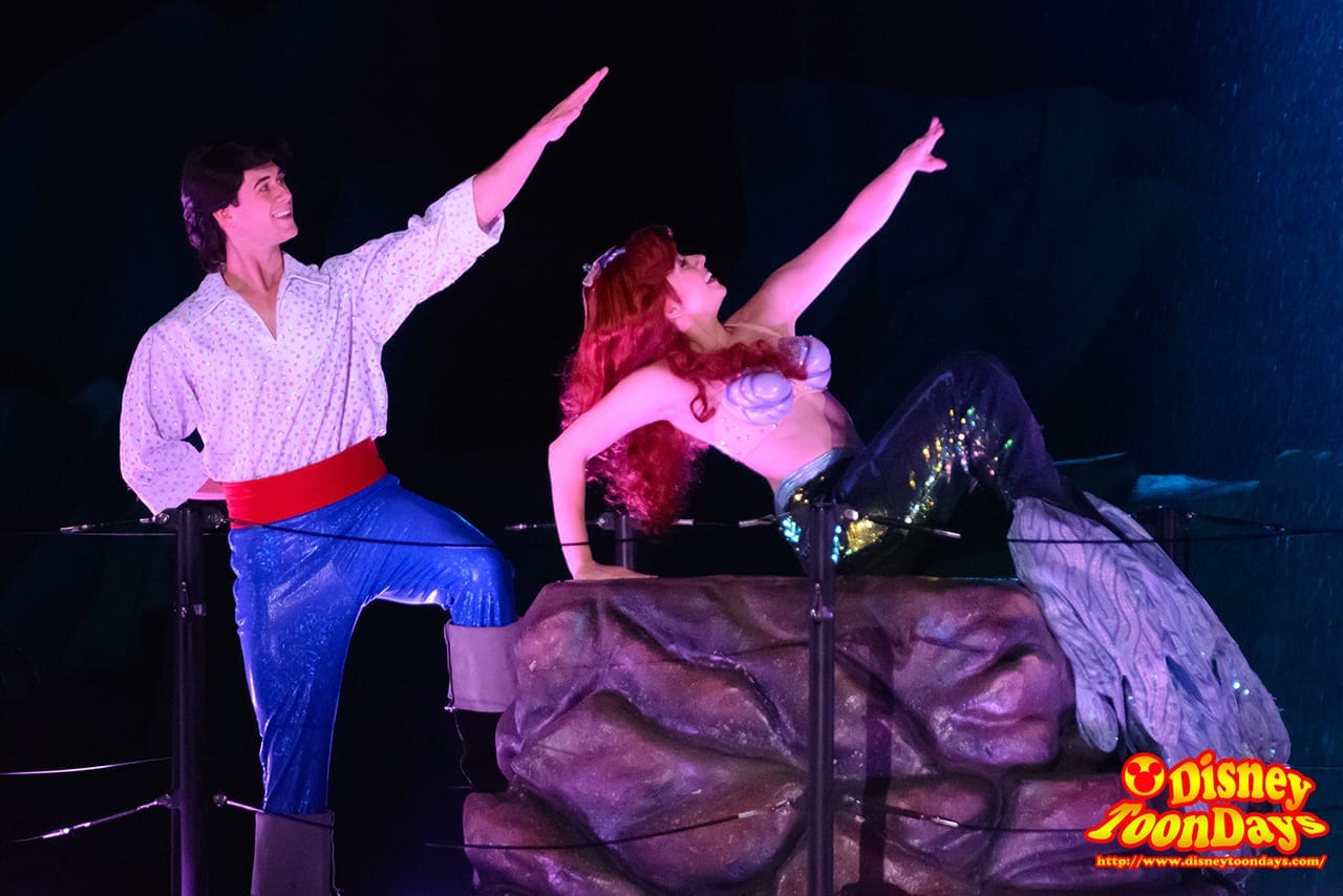 WDW ディズニーハリウッドスタジオ ハリウッドブルーバード ファンタズミック！ エリック アリエル