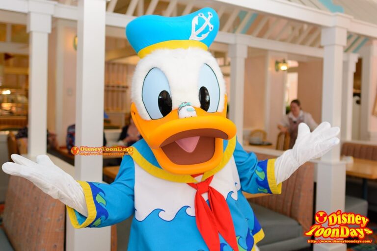WDW ビーチ・クラブ・リゾート ケープメイ・カフェ グリーティング ドナルドダック ツムツム
