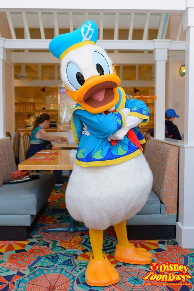 WDW ビーチ・クラブ・リゾート ケープメイ・カフェ グリーティング ドナルドダック (2)