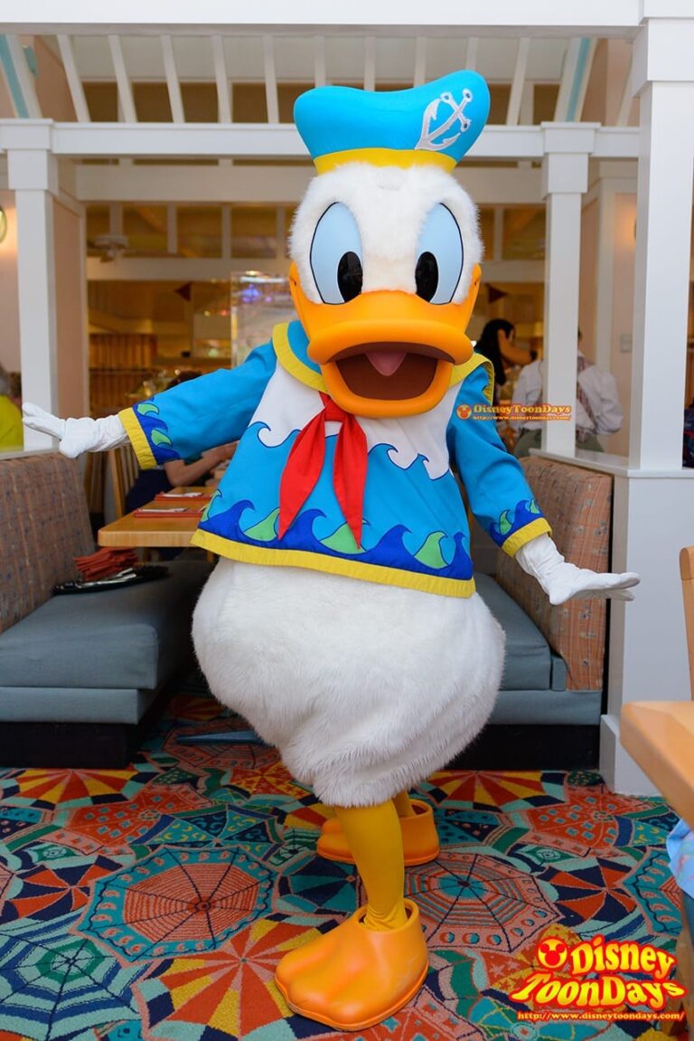 WDW ビーチ・クラブ・リゾート ケープメイ・カフェ グリーティング ドナルドダック (4)