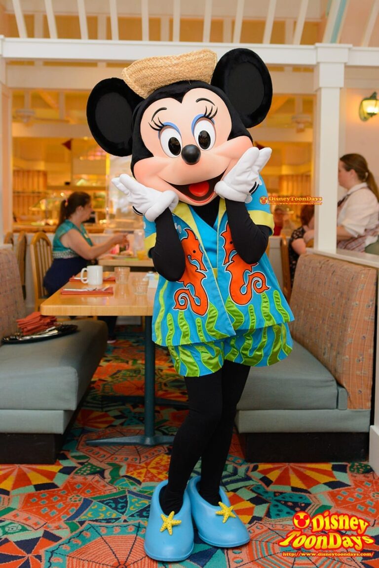 WDW ビーチ・クラブ・リゾート ケープメイ・カフェ グリーティング ミニーマウス (2)