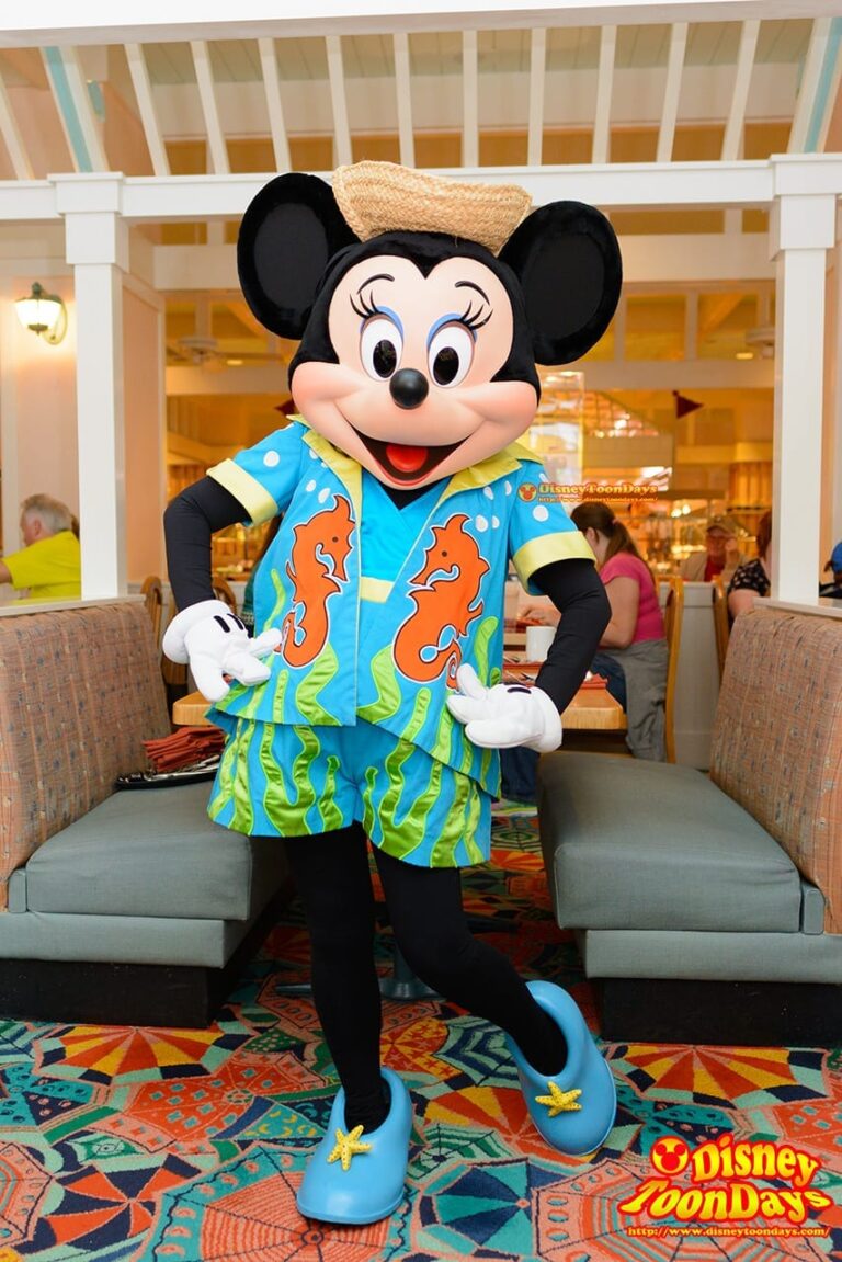 WDW ビーチ・クラブ・リゾート ケープメイ・カフェ グリーティング ミニーマウス
