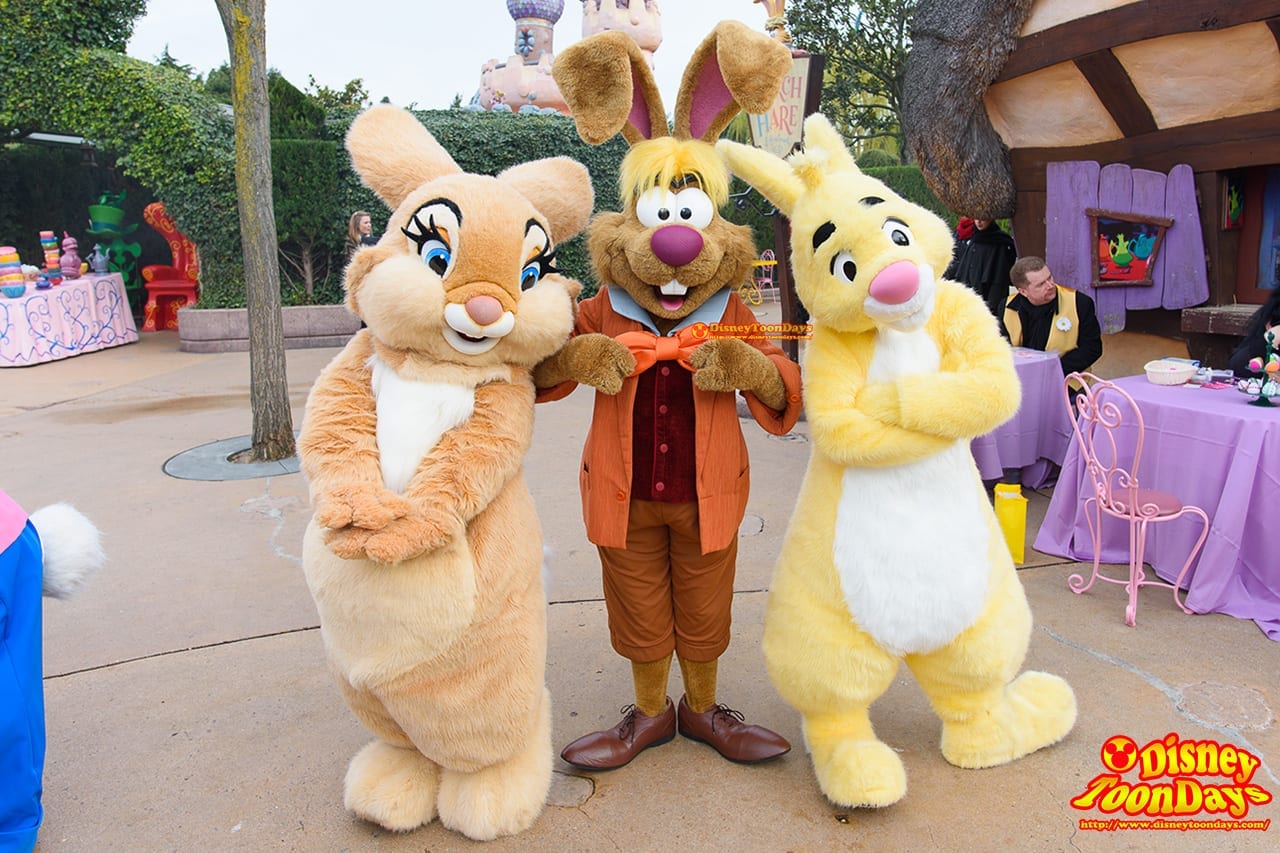DLP ファンタジーランド グリーティング ミスバニー マーチへア ラビット