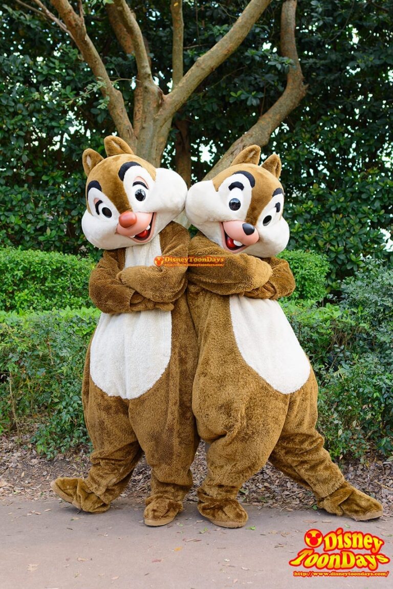 WDW エプコット フューチャーワールド グリーティング チップ デール