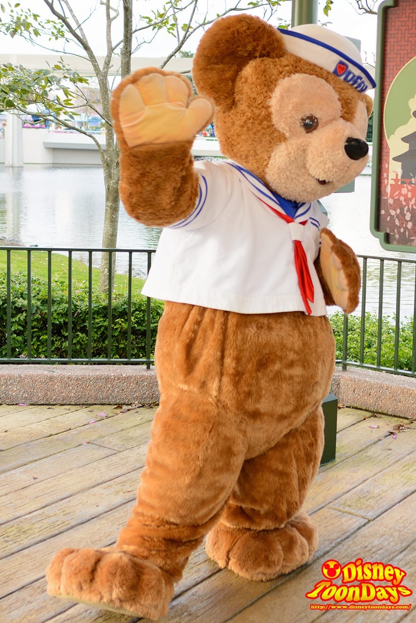 WDW エプコット ワールドショーケース グリーティング ダッフィー (2)