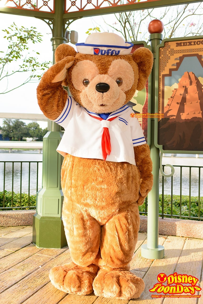 WDW エプコット ワールドショーケース グリーティング ダッフィー