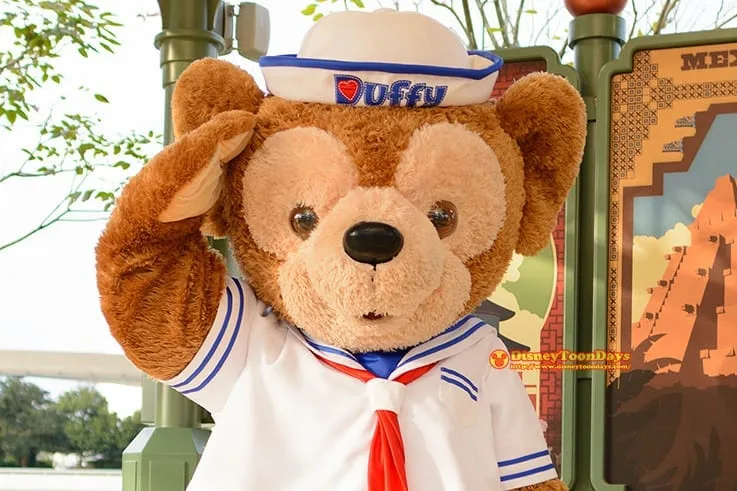 WDWのエプコットでダッフィー、チップ＆デールとグリーティング！現在は終了してしまったグリも…／世界一周レポート102