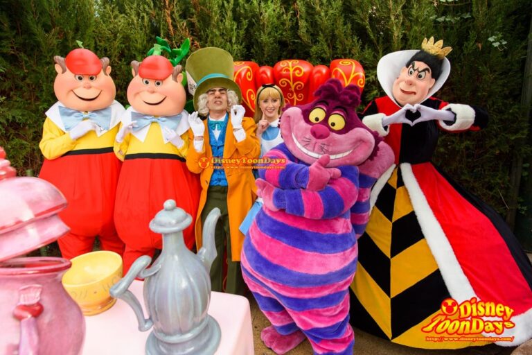 DLP ファンタジーランド グリーティング トゥイードルディー トゥイードルダム マッドハッター アリス  チェシャ猫 クイーン・オブ・ハート