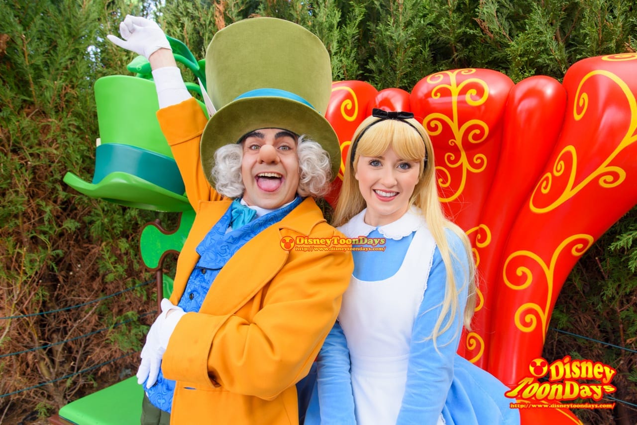 DLP ファンタジーランド グリーティング マッドハッター　アリス