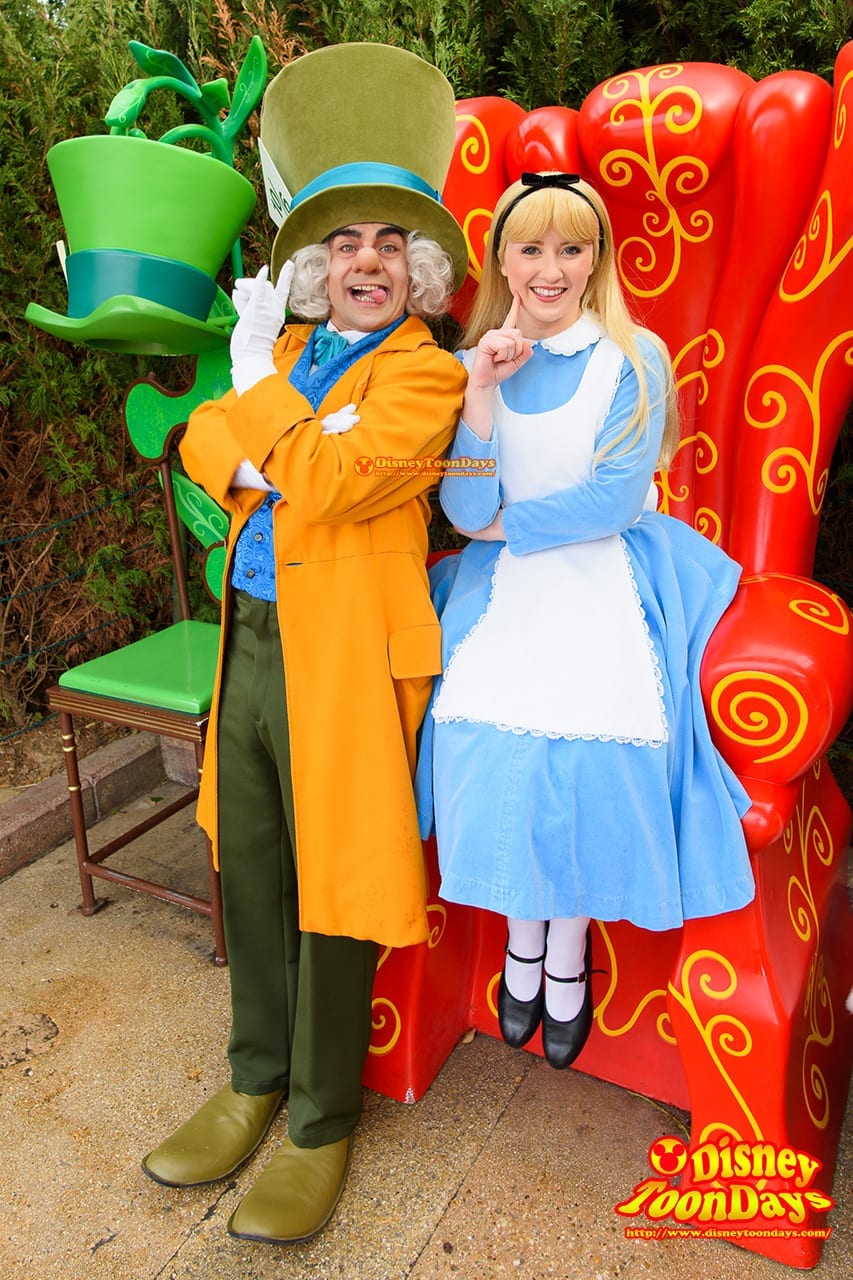 DLP ファンタジーランド グリーティング マッドハッター アリス