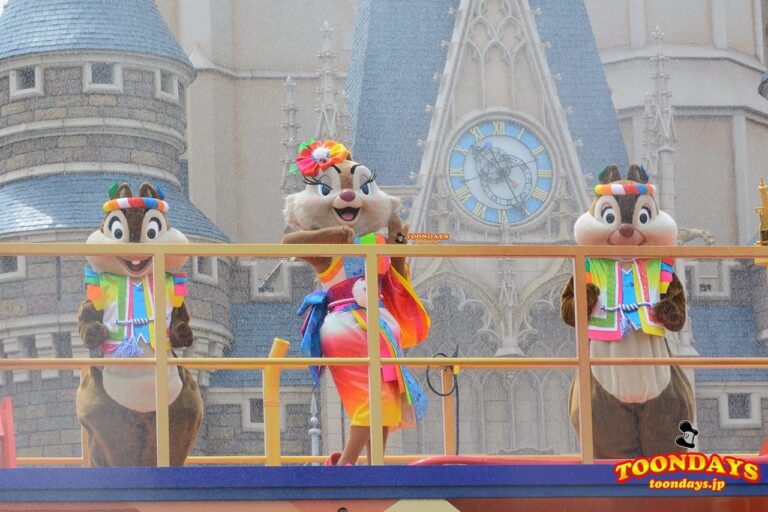 TDL ディズニー夏祭り 2016 彩涼華舞 チップ デール クラリス