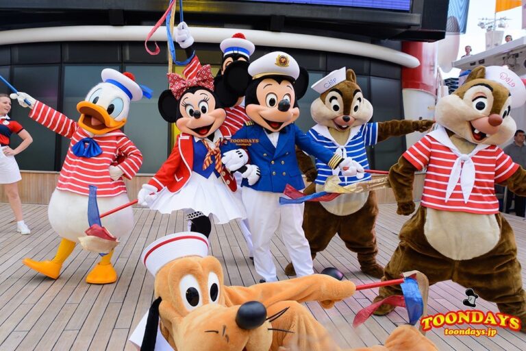 DCL ディズニーワンダー号 セイル・アウェイ ミッキーマウス ミニーマウス ドナルドダック チップ デール