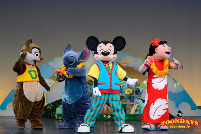 TDL トゥモローランド ショーベース パークファンパーティー ミッキー＆ヒズ・パルズ～タイム・オフ チップ スティッチ ミニーマウス リロ