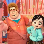 WDW ディズニーハリウッドスタジオ アニメーションコートヤード グリーティング ラルフ　ヴァネロぺ
