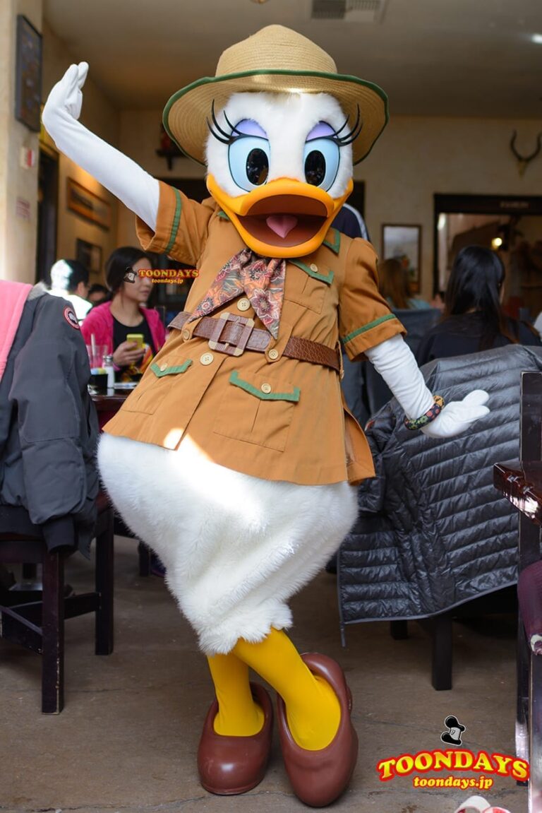 WDW アニマルキングダム アフリカ タスカーハウス・レストラン グリーティング デイジーダック