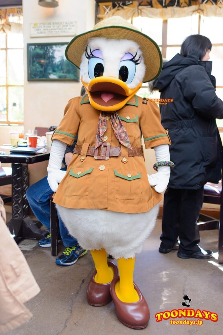 WDW アニマルキングダム アフリカ タスカーハウス・レストラン グリーティング デイジーダック
