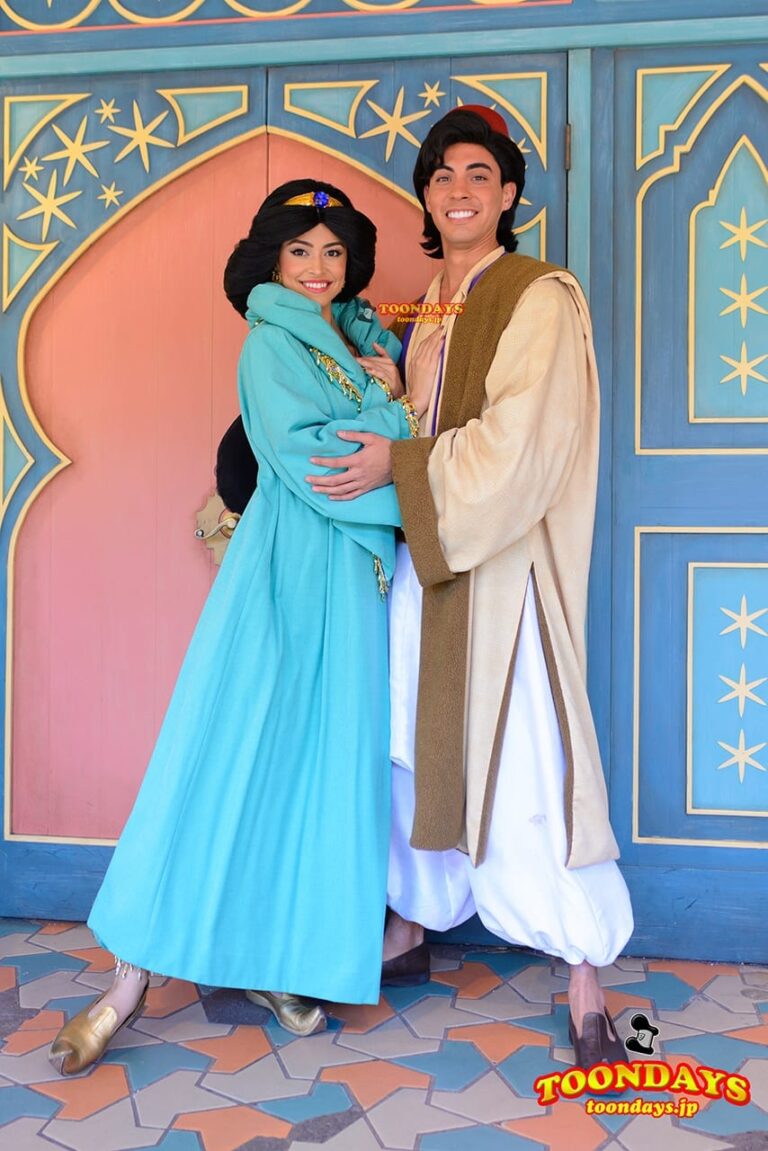 WDW マジックキングダム アドベンチャーランド グリーティング アラジン ジャスミン