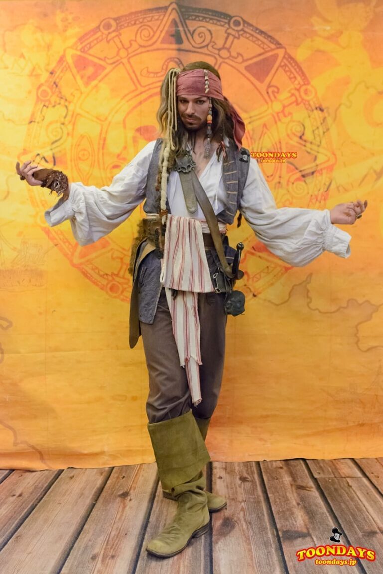 DCL ディズニー・ワンダー号 パイレーツナイト グリーティング ジャック・スパロウ