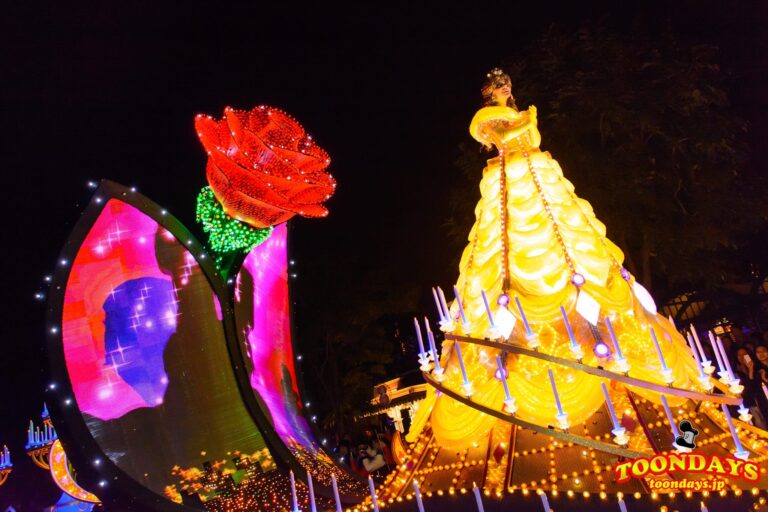 東京ディズニーランド・エレクトリカルパレード・ドリームに美女と野獣のフロート追加