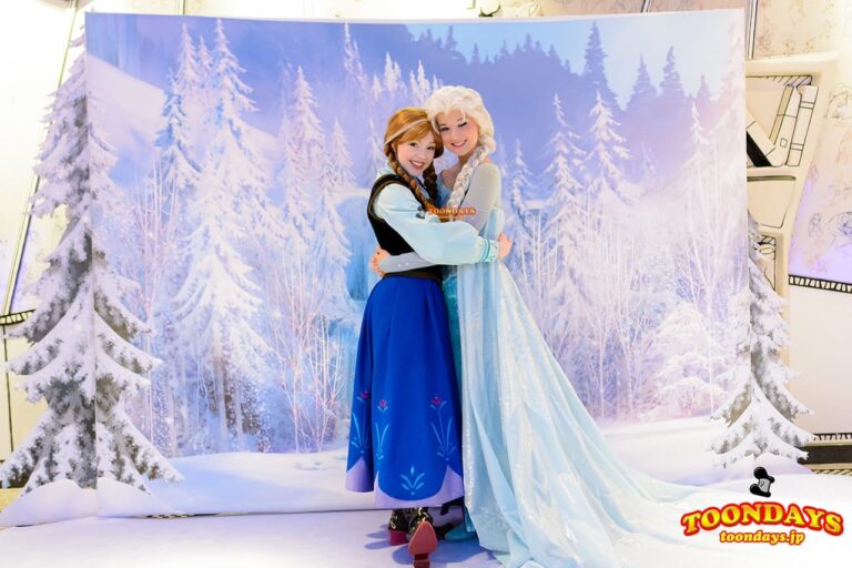 DCL ディズニー・ワンダー号 アニメーターズ・パレット グリーティング エルサ アナ