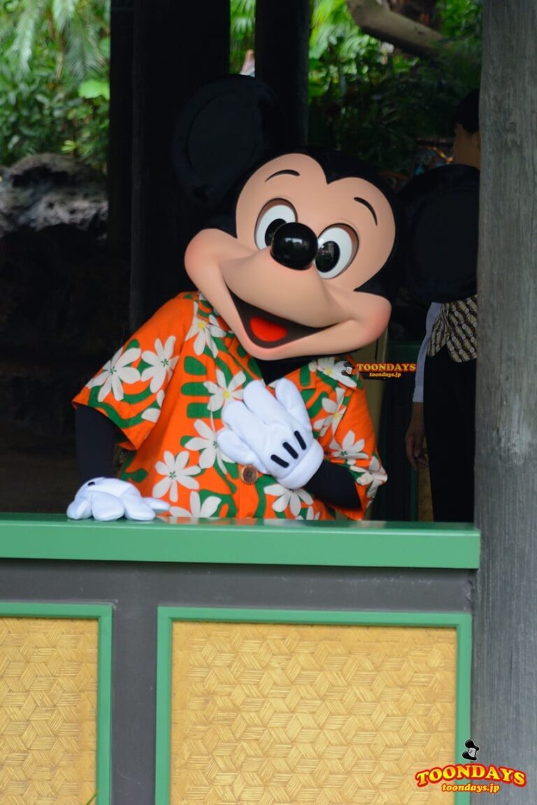 TDL アドベンチャーランド 魅惑のチキルーム：スティッチ・プレゼンツ"アロハ・エ・コモ・マイ" グリーティング ミッキーマウス