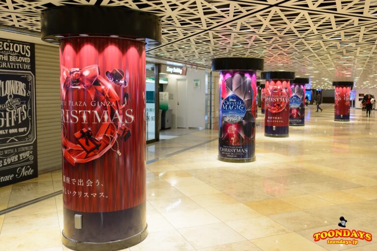 東急プラザ銀座の美女と野獣のディズニー・クリスタル・マジック