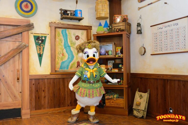 TDL ウエスタンランド キャンプ・ウッドチャック ウッドチャック・グリーティングトレイル デイジーダック