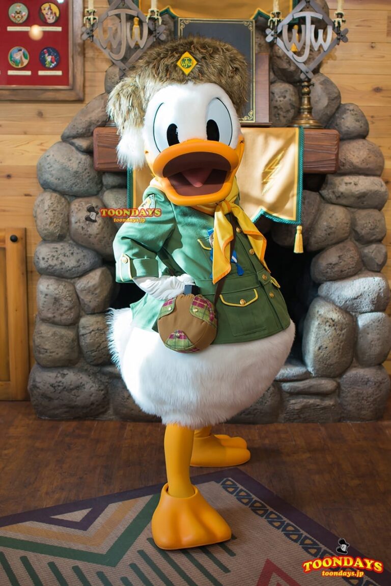 TDL ウエスタンランド キャンプ・ウッドチャック ウッドチャック・グリーティングトレイル ドナルドダック