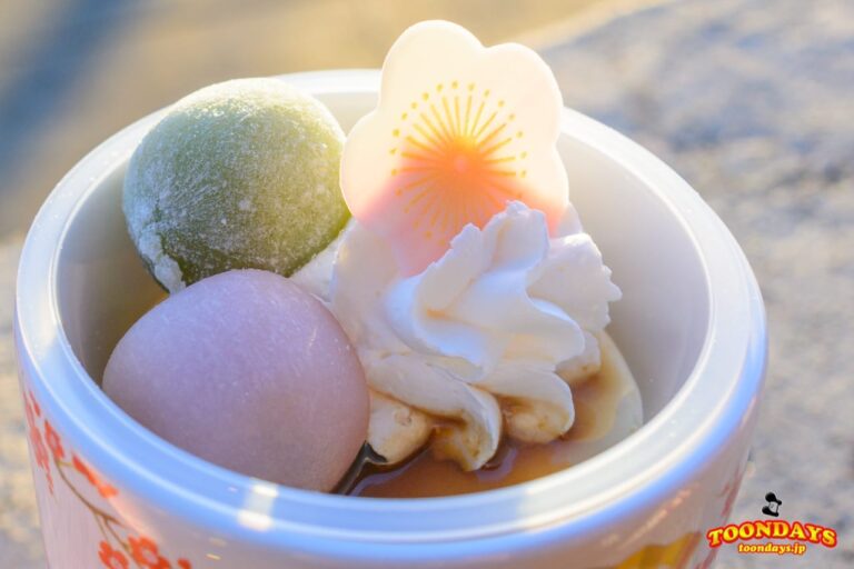 わらび餅のような味のきなこのムース