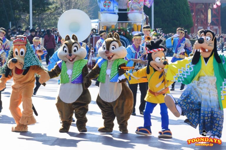 TDL 正月イベント 2017 ニューイヤーズ・グリーティング チップ デール　プルート　グーフィー