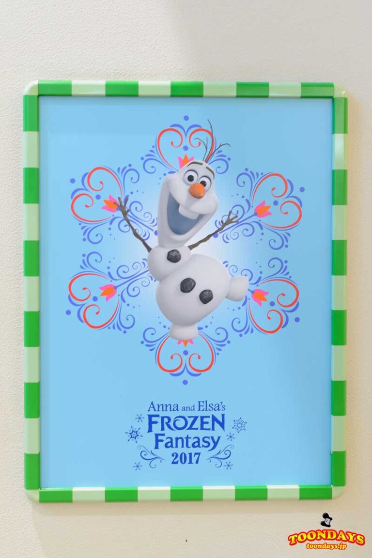 TDR ディズニーリゾートライン アナとエルサのフローズンファンタジーのオラフのポスター