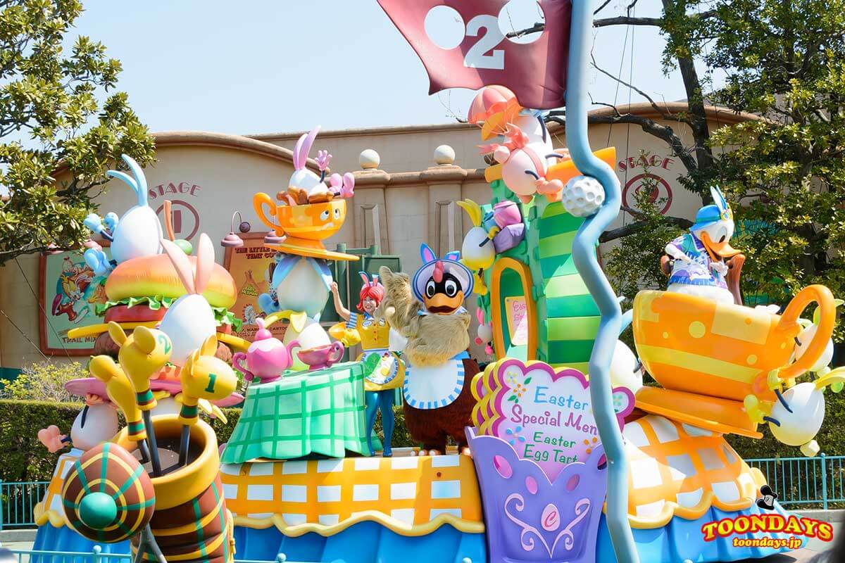 TDL ディズニー・イースター 2017 うさたま大脱走！ ドナルドダックフロート