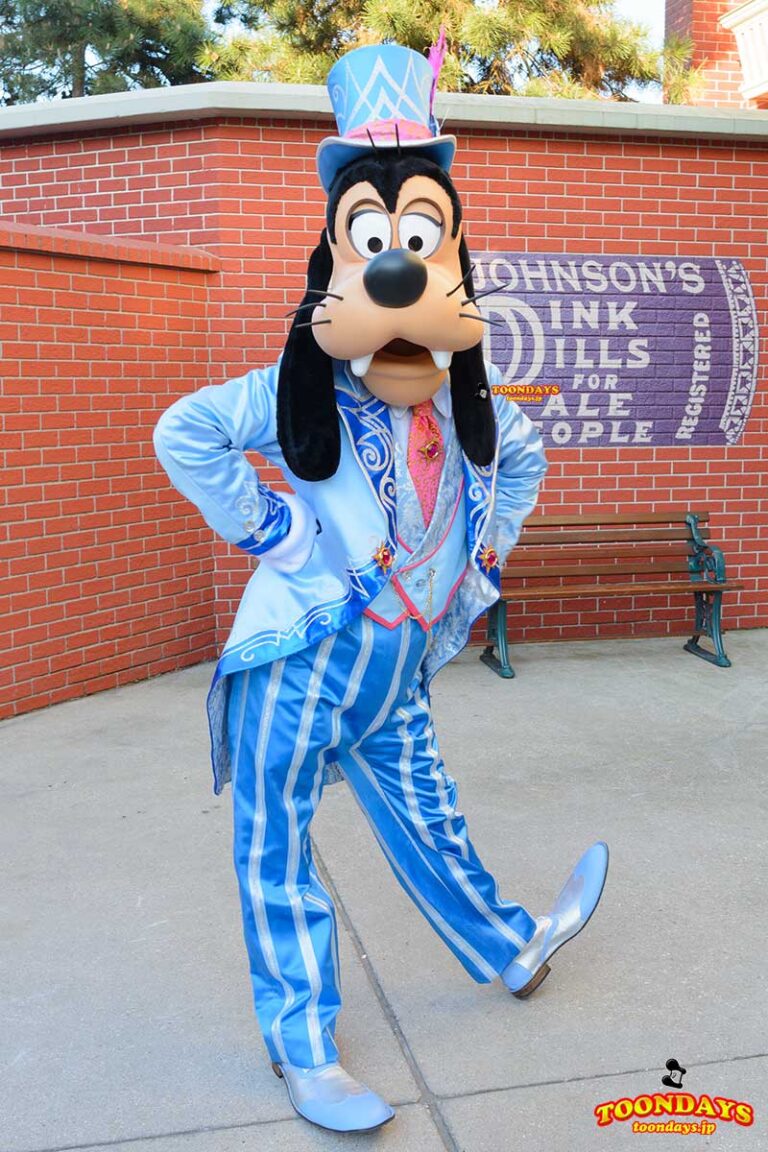 DLP メインストリートUSA　グリーティング グーフィー1