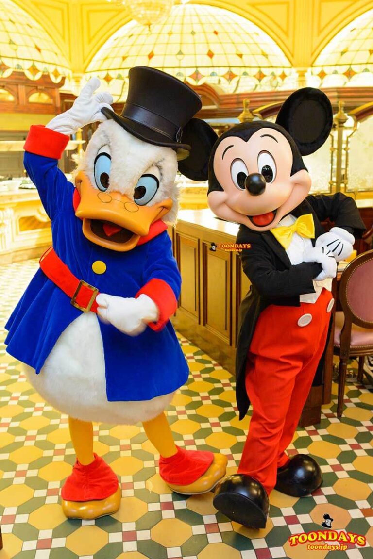 DLP プラザガーデンレストラン キャラクターブレックファスト グリーティング ミッキーマウス スクルージ マクダック2