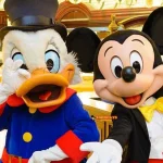 DLP 「プラザガーデンレストラン」 キャラクターブレックファスト グリーティング ミッキーマウス　スクルージマクダック