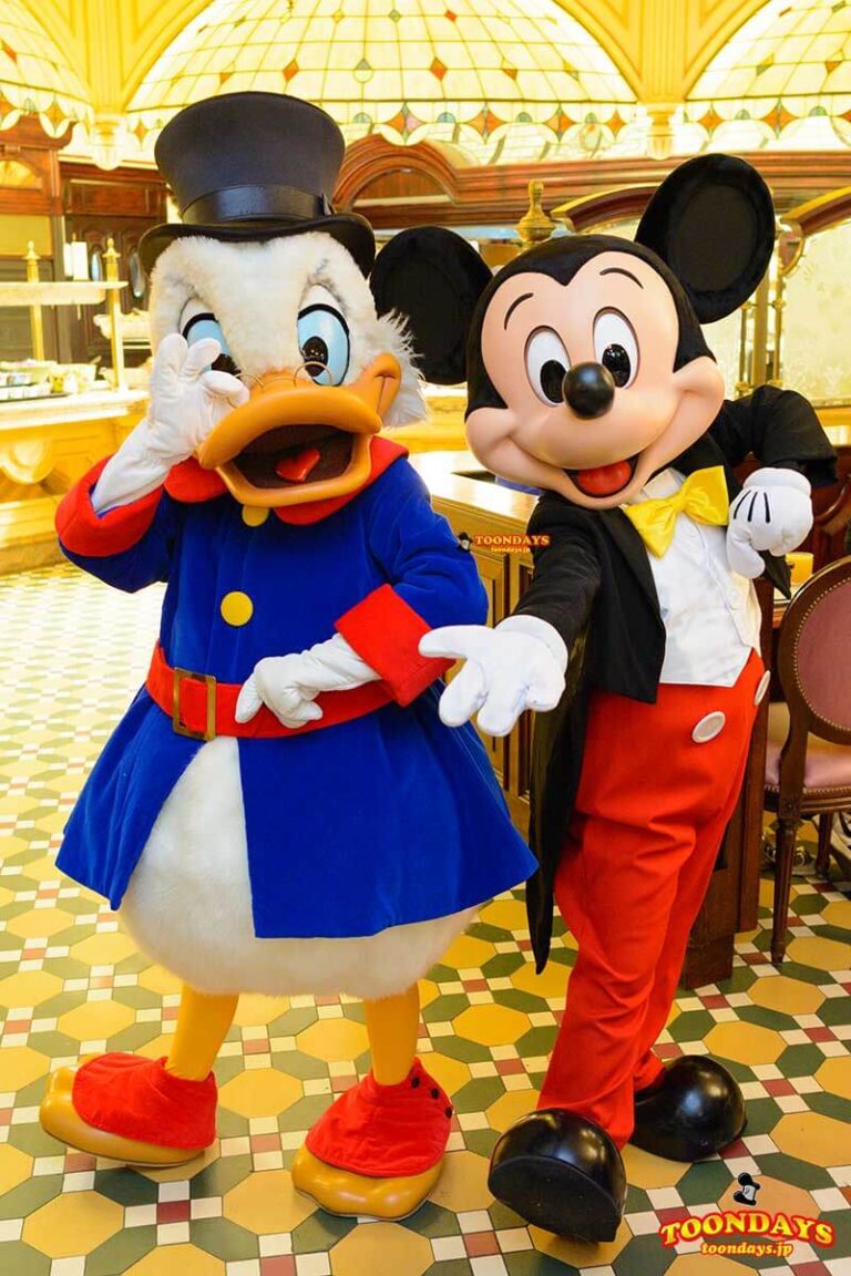 DLP プラザガーデンレストラン キャラクターブレックファスト グリーティング ミッキーマウス スクルージ マクダック1