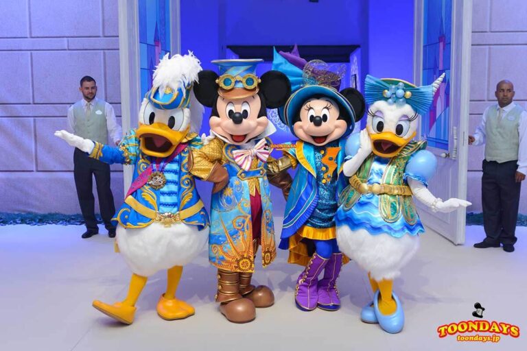 DLP 25周年イベント グリーティング ミッキーマウス ミニーマウス ドナルドダック デイジーダック