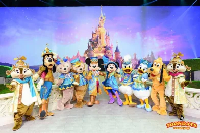DLP 25周年イベント グリーティング ミッキーマウス ミニーマウス デイジーダック ドナルドダック グーフィー ダッフィー シェリーメイ2