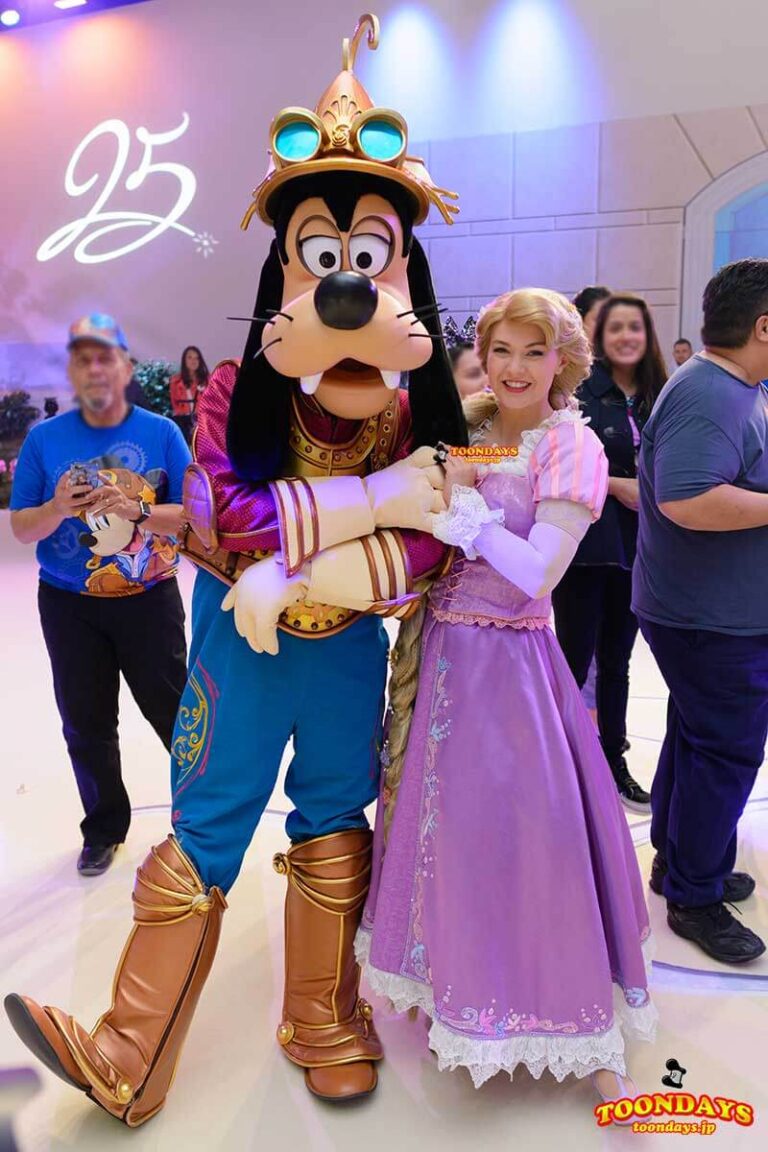 DLP 25周年　グリーティング グーフィー ラプンツェル