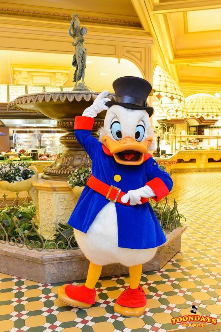 DLP プラザガーデンレストラン キャラクターブレックファスト グリーティング スクルージ マクダック 2