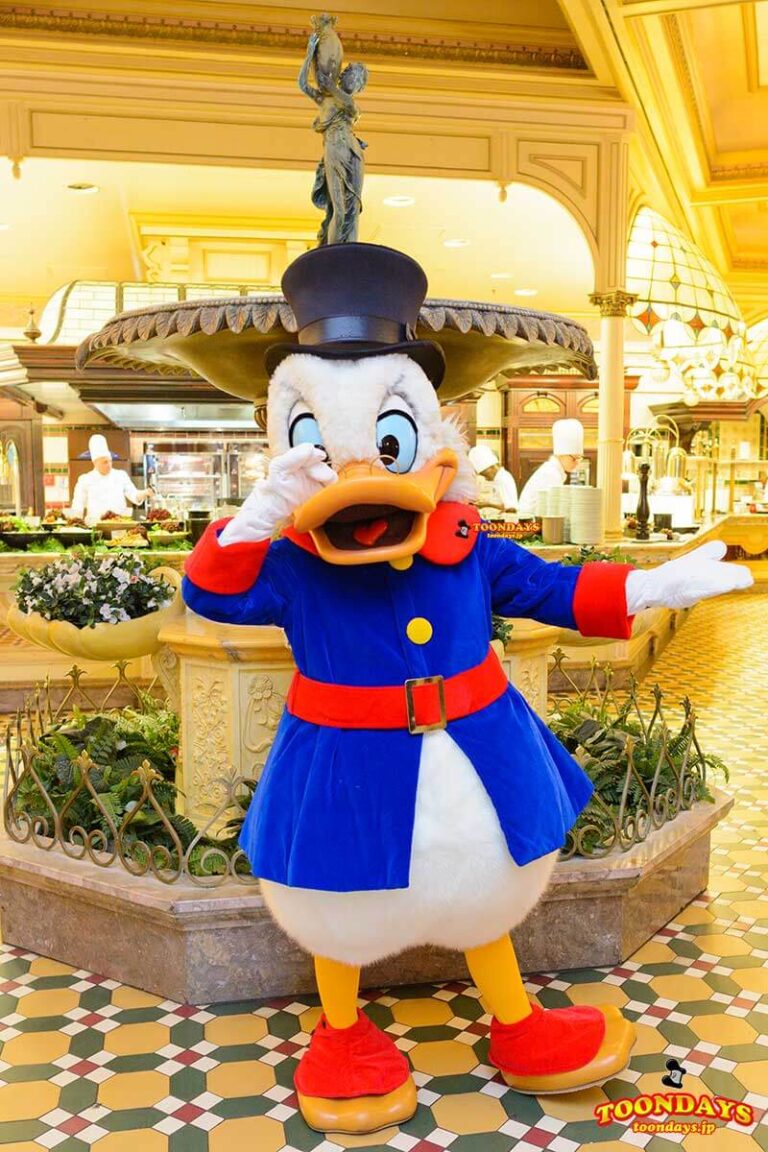 DLP プラザガーデンレストラン キャラクターブレックファスト グリーティング スクルージ マクダック 1